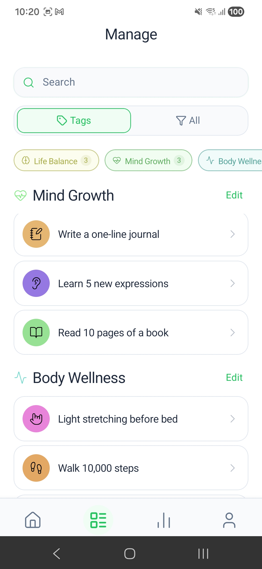 BuildSelf Consistency Tracking