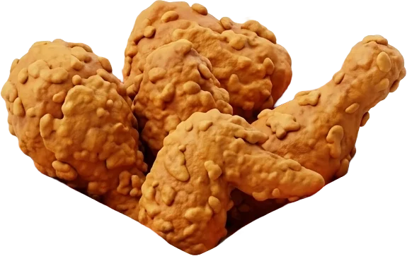 Übriggebratenes Hühnchen