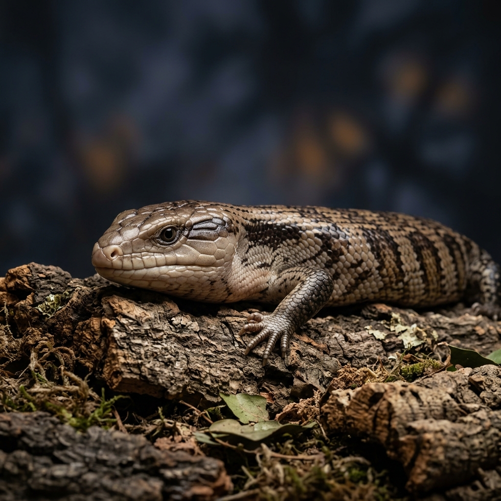 Blautungenskink Allesfresser-Diät, Hot/Cool Zone Temperatursteuerung und 3-Schritte-Routine