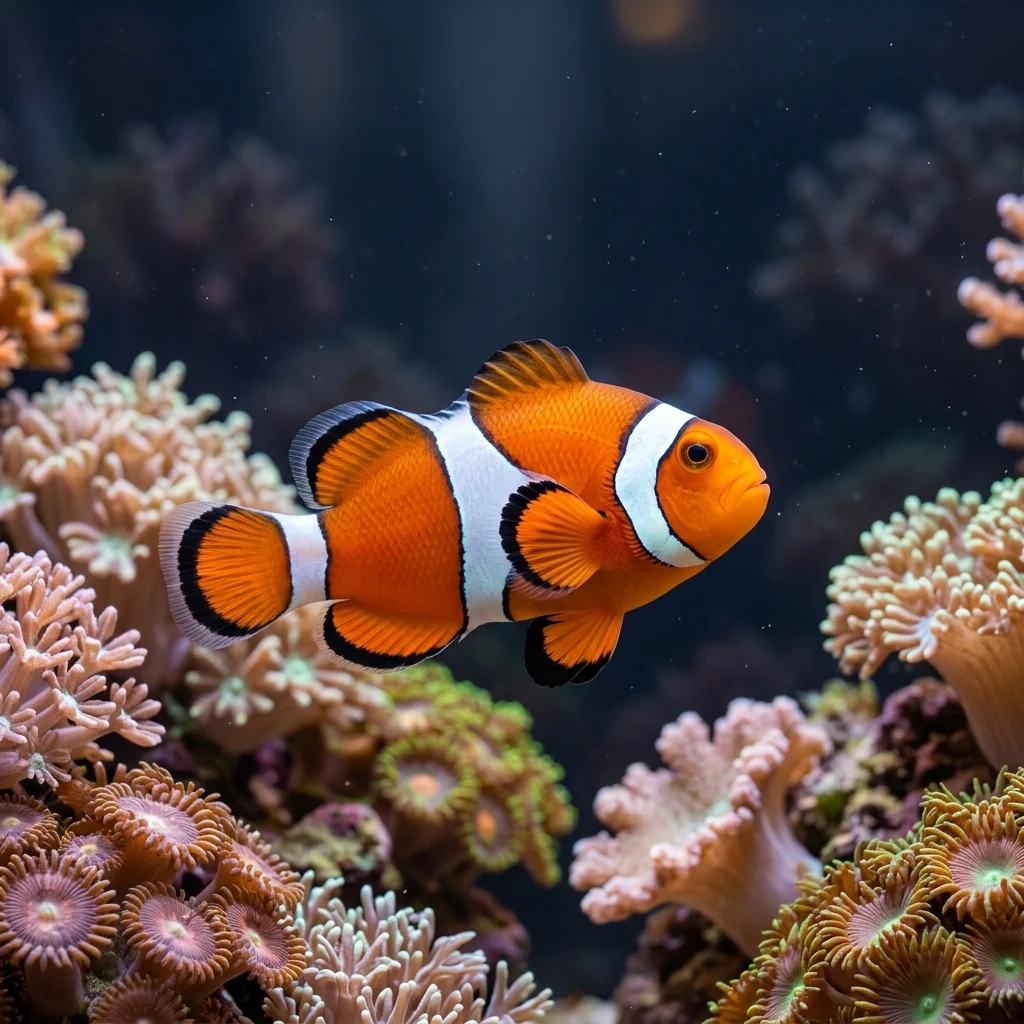 Symbiose des Clownfischs mit Seeanemonen und 3-Schritt-Tagesroutine für Wasserqualität und Salinität