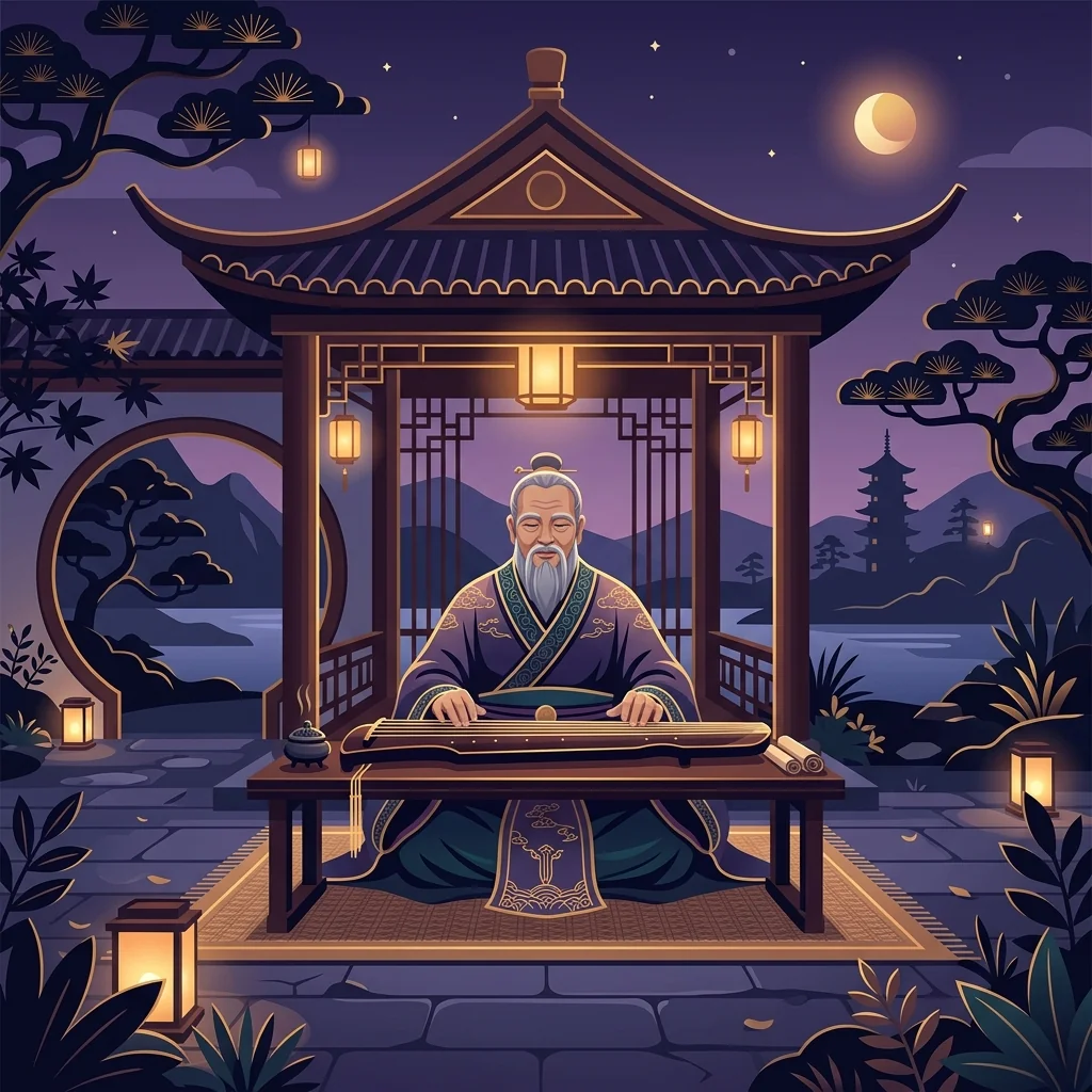 调律心中烦扰的音律：孔子的古琴修养与听觉调音习惯