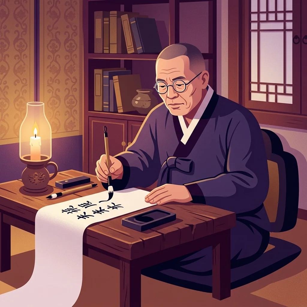 平抚浮躁内心的精密法门：白凡金九的书法冥想习惯与精细运动控制