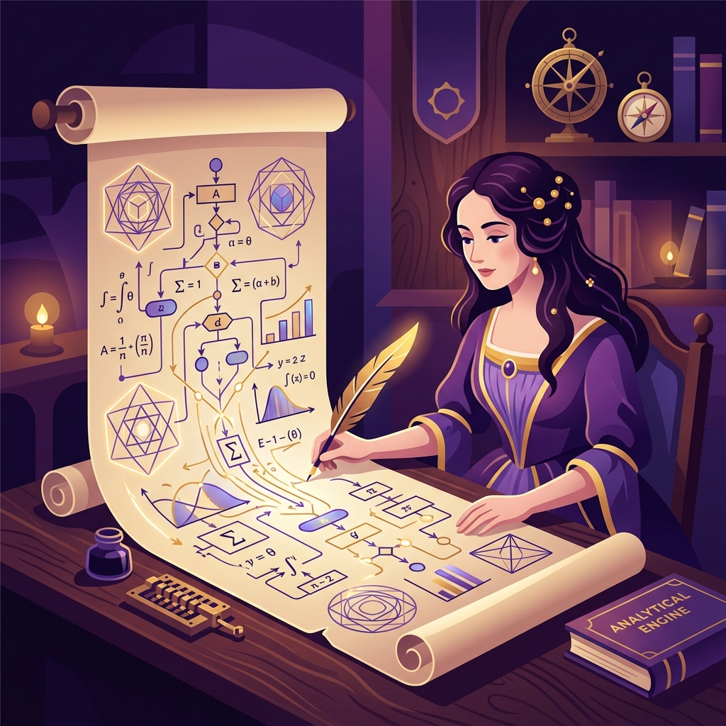 수학 공식을 그림으로 그린 프로그래머? 에이다 러브레이스의 시각 도식화법