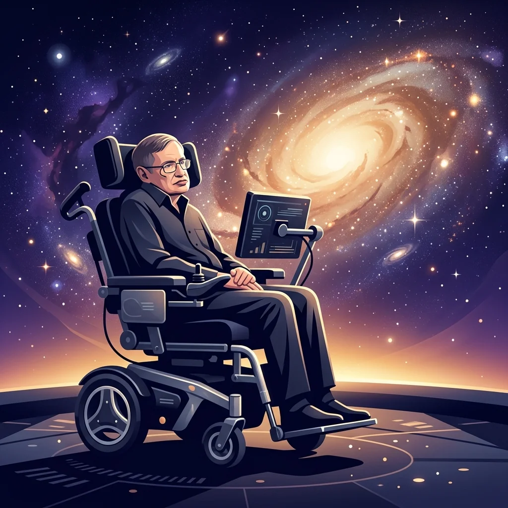 全身瘫痪中渲染宇宙空间：霍金大脑虚拟黑板训练
