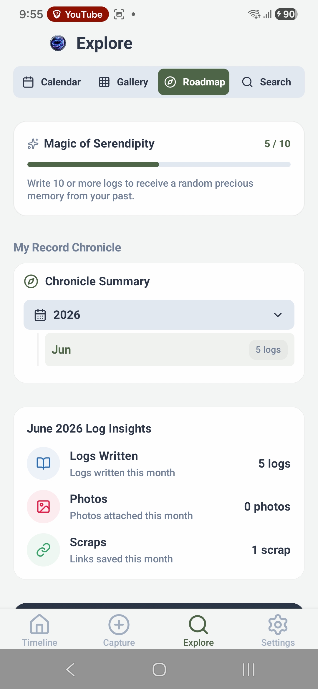 logSelf Chronicle Insights