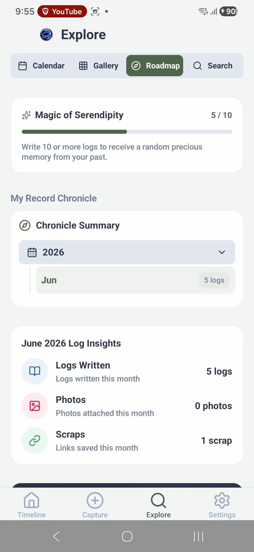logSelf Chronicle Insights